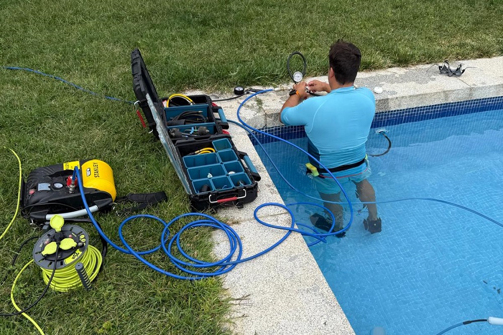 Reparación de piscinas de liner y lámina armada sin vaciar